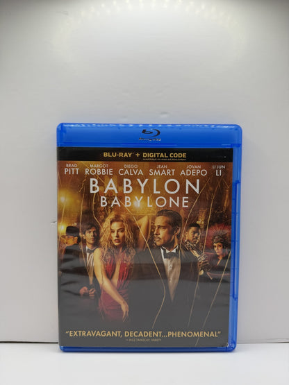 Babylon (Blu-ray) Brad Pitt Margot Robbie Drama