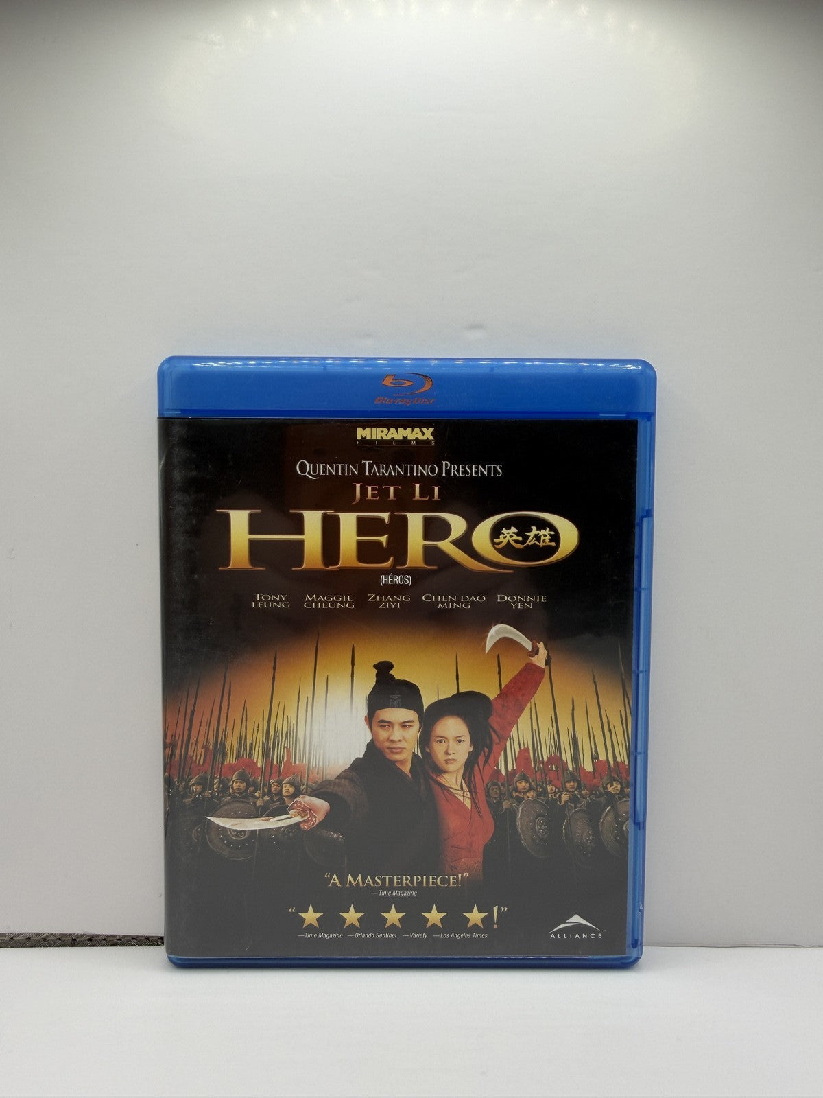Hero (Blu-ray) Jet Li Tony Leung Zhang Yimou Martial Arts Epic