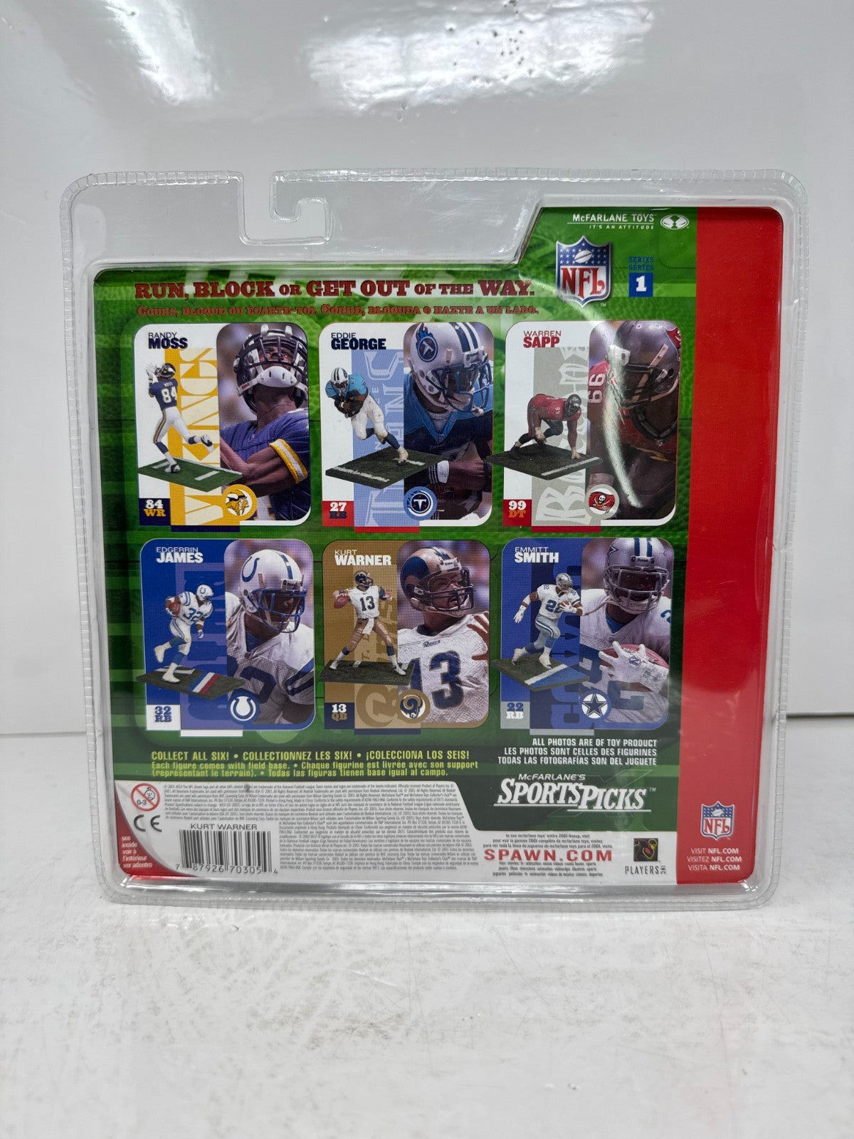 McFarlane NFL Kurt Warner St. Louis Rams Series 1 Figure
