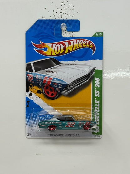 Hot Wheels Treasure Hunts 1969 Chevy Chevelle SS 396 1:64 Diecast
