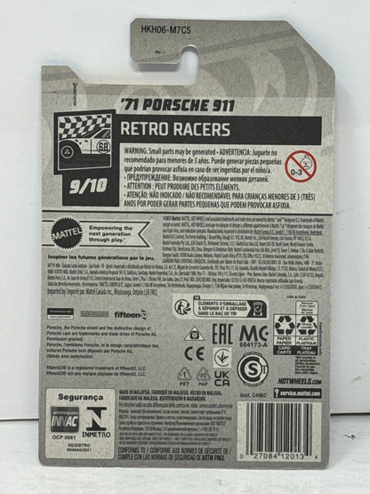 Hot Wheels Retro Racers 1971 Porsche 911 1:64 Diecast
