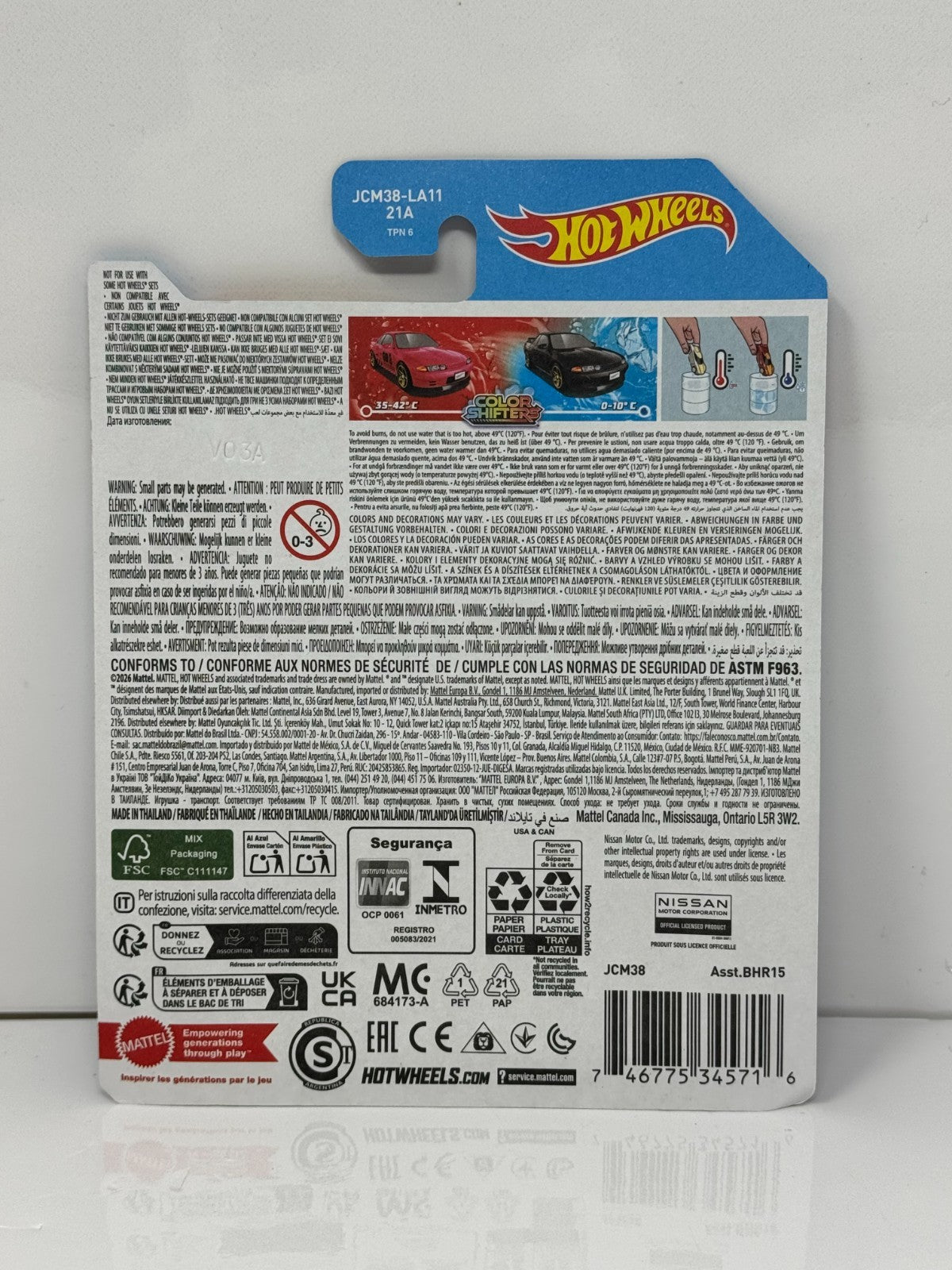 Hot Wheels Color Shifters Nissan Skyline GT-R R32 1:64 Diecast