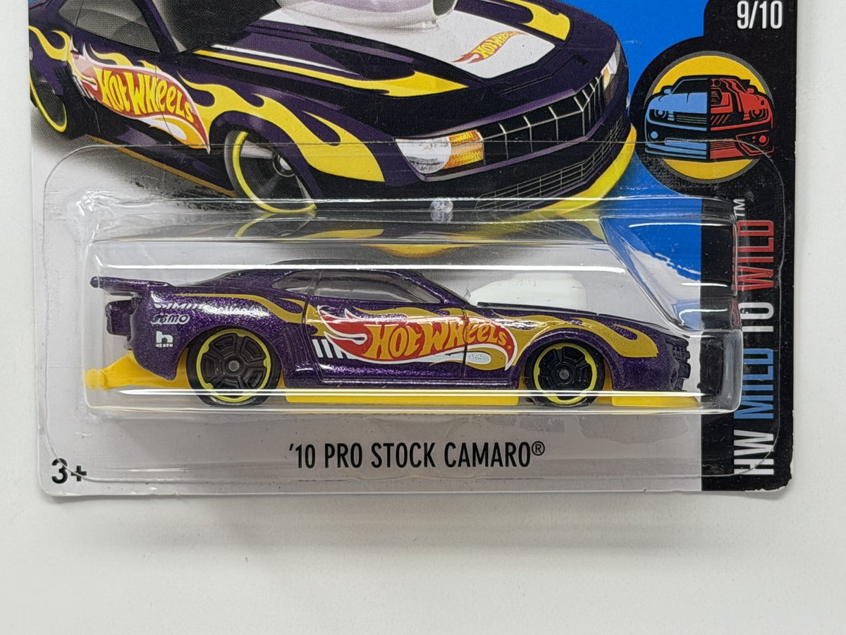 Hot Wheels Mild to Wild 2010 Chevy Pro Stock Camaro 1:64 Diecast Short Card V2