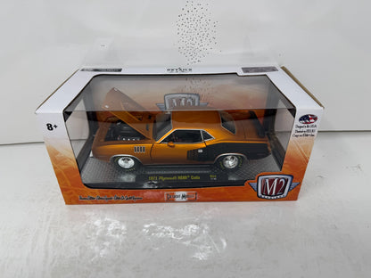 M2 Machines 1971 Plymouth HEMI Cuda Detroit Muscle 1:24 Diecast