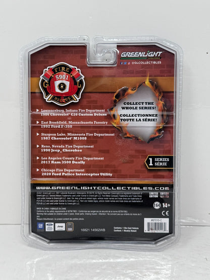 Greenlight Fire & Rescue 1987 Chevrolet M1008 1:64 Diecast
