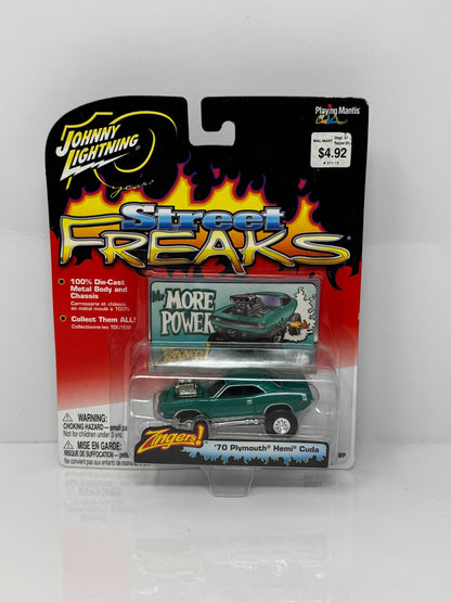 Johnny Lightning Street Freaks 1970 Plymouth Hemi Cuda Zingers! 1:64 Diecast
