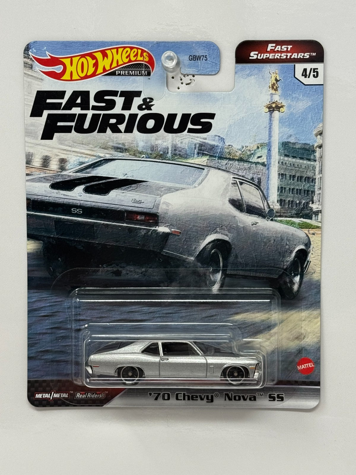 Hot Wheels Premium Fast & Furioous Custom 1970 Chevy Nova 1:64 Diecast