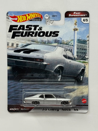 Hot Wheels Premium Fast & Furioous Custom 1970 Chevy Nova 1:64 Diecast