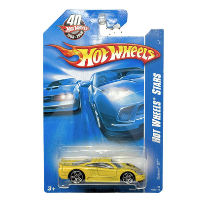 Hot Wheels Stars Saleen S7 1:64 Diecast Yellow