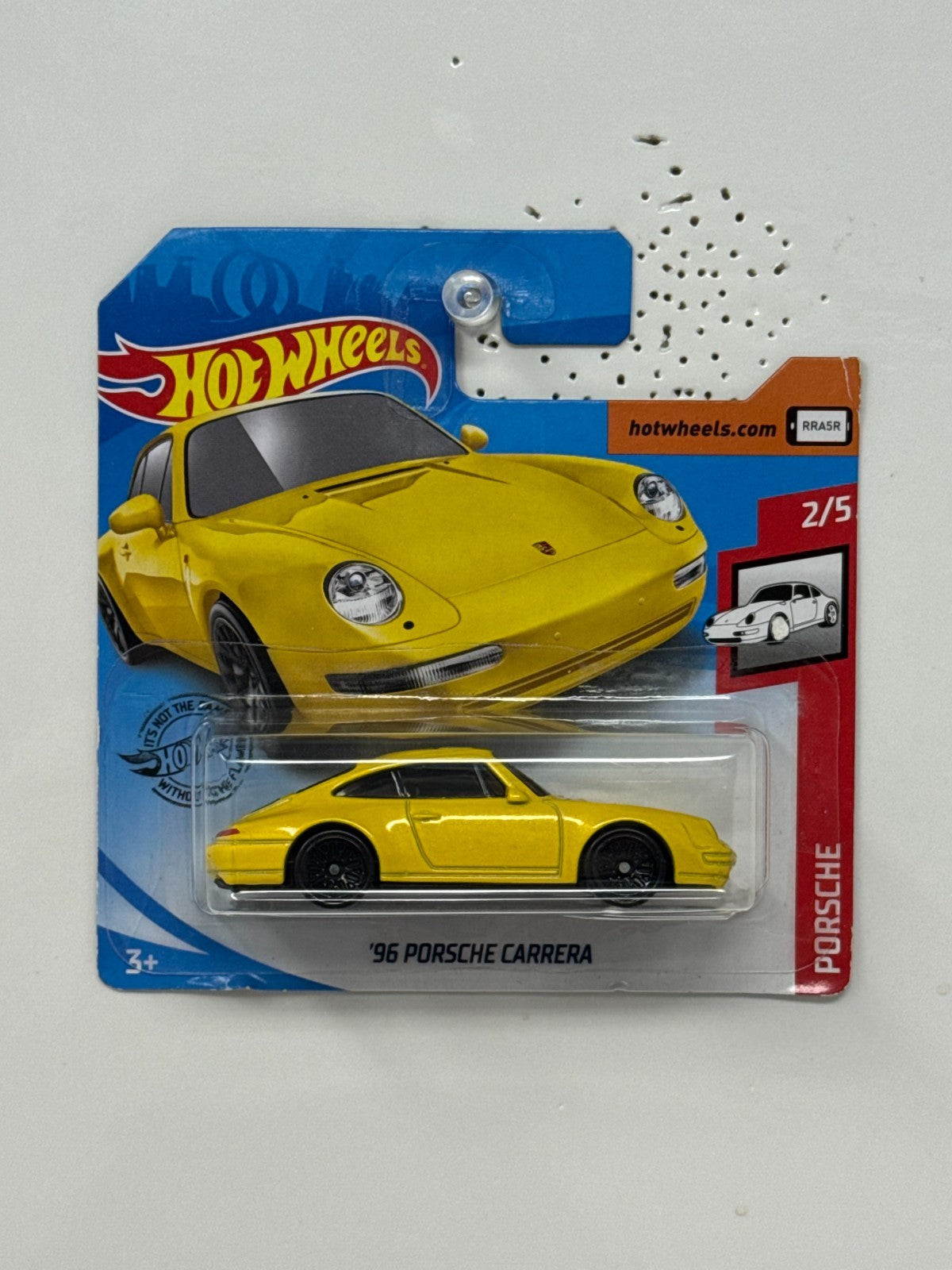 Hot Wheels Porsche 1996 Porsche Carrera 1:64 Diecast Short Card