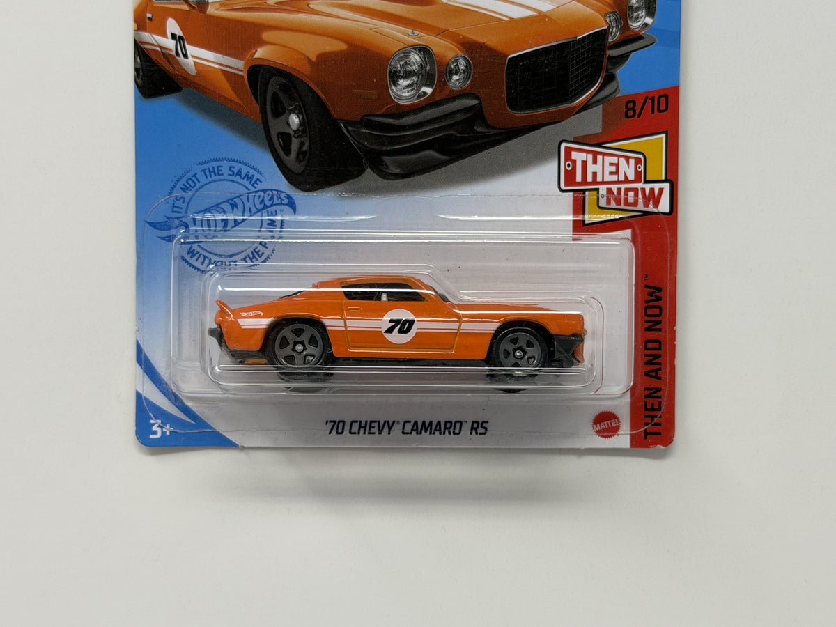 Hot Wheels Then and Now 1970 Chevrolet Camaro RS 1:64 Diecast Orange