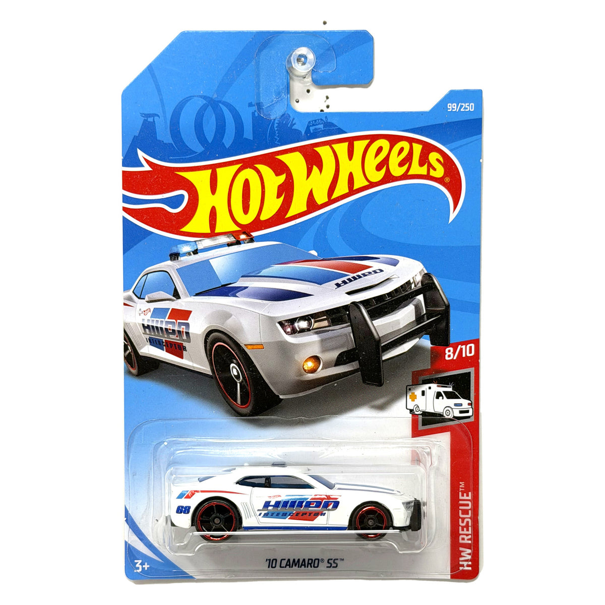 Hot Wheels HW Rescue 2010 Chevrolet Camaro SS 1:64 Diecast White