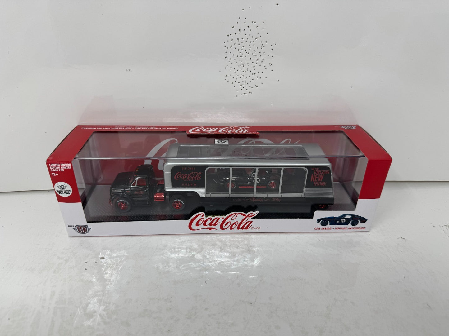 M2 Auto Haulers Coca-Cola 1967 Chevy C60 1966 Chevy Corvette CHASE 1:64 Diecast