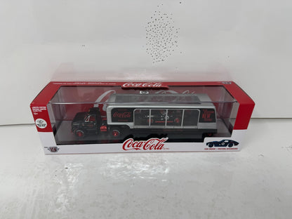 M2 Auto Haulers Coca-Cola 1967 Chevy C60 1966 Chevy Corvette CHASE 1:64 Diecast