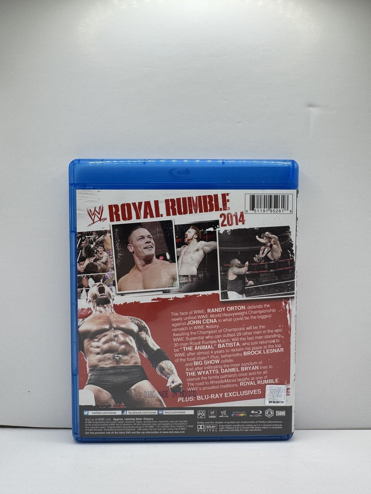 Royal Rumble 2014 (Blu-ray) WWE Wrestling