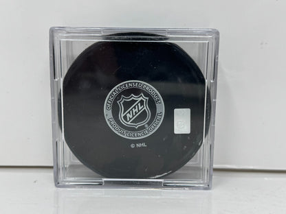 Jack Campbell Toronto Maple Leafs Signed NHL Autograph Puck Silver Auto