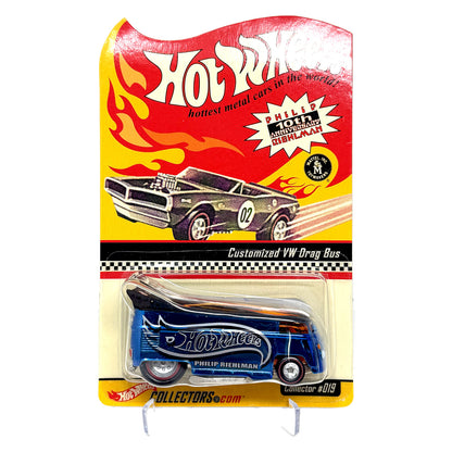 Hot Wheels Phil Riehlman 10th Anniversary VW Drag Bus 1:64 Diecast 2481/10000