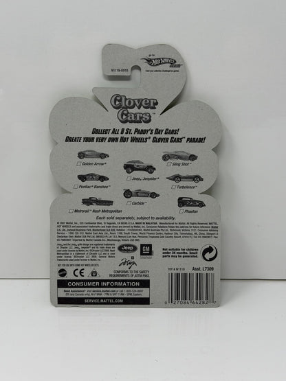 Hot Wheels Clover Cars Pontiac Banshee 1:64 Diecast Green