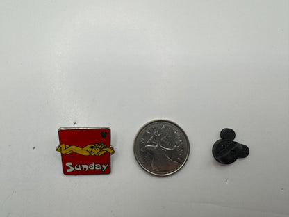 WDW Disney Sunday Pluto Days of the Week Hidden Mickey Trading Pin DC1S10