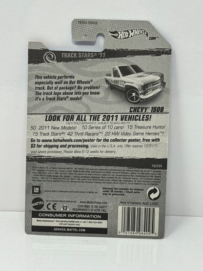 Hot Wheels Track Stars '11 Chevy 1500 1:64 Diecast Factory Sealed