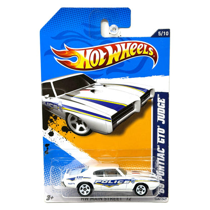 Hot Wheels HW Main Street 1969 Pontiac GTO Judge 1:64 Diecast Police V2