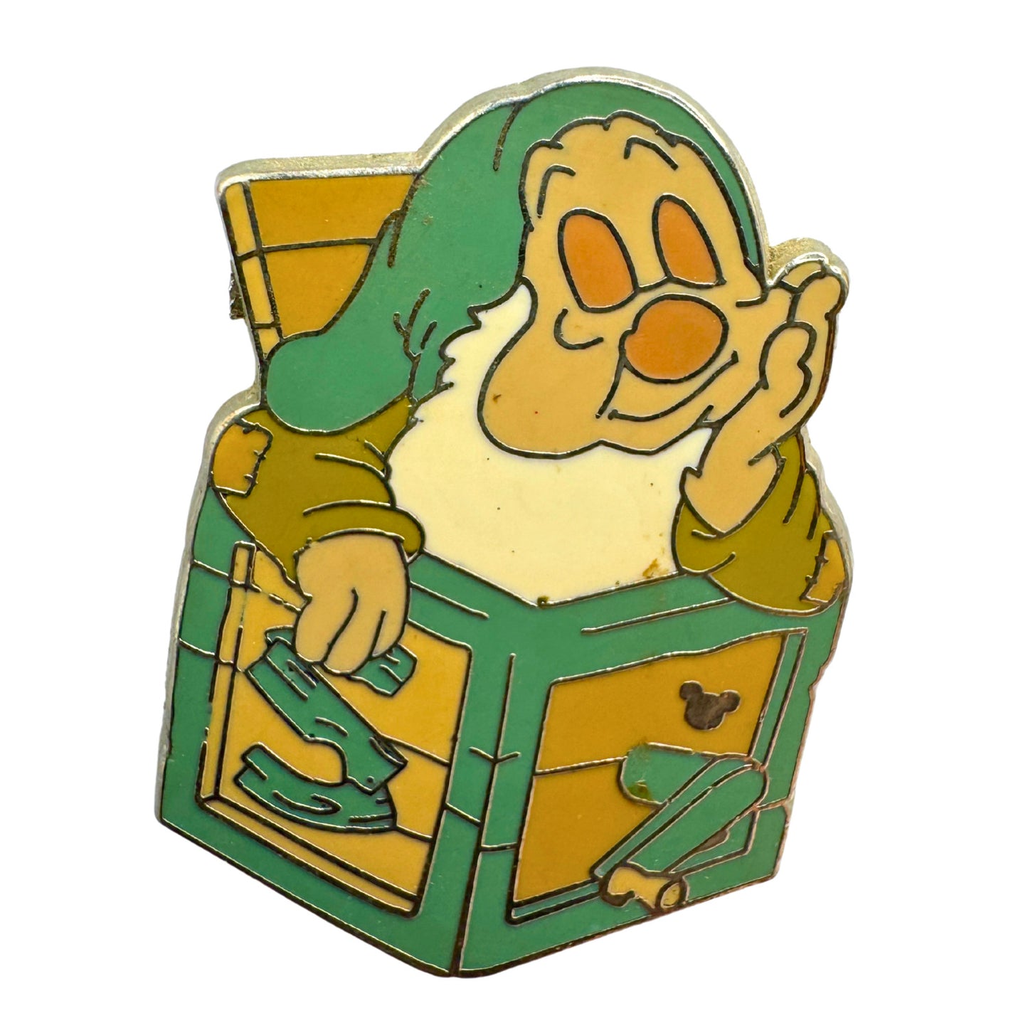 DLR Disney Sleepy Letter S Seven Dwarfs Jack in the Box Trading Pin DC1S12