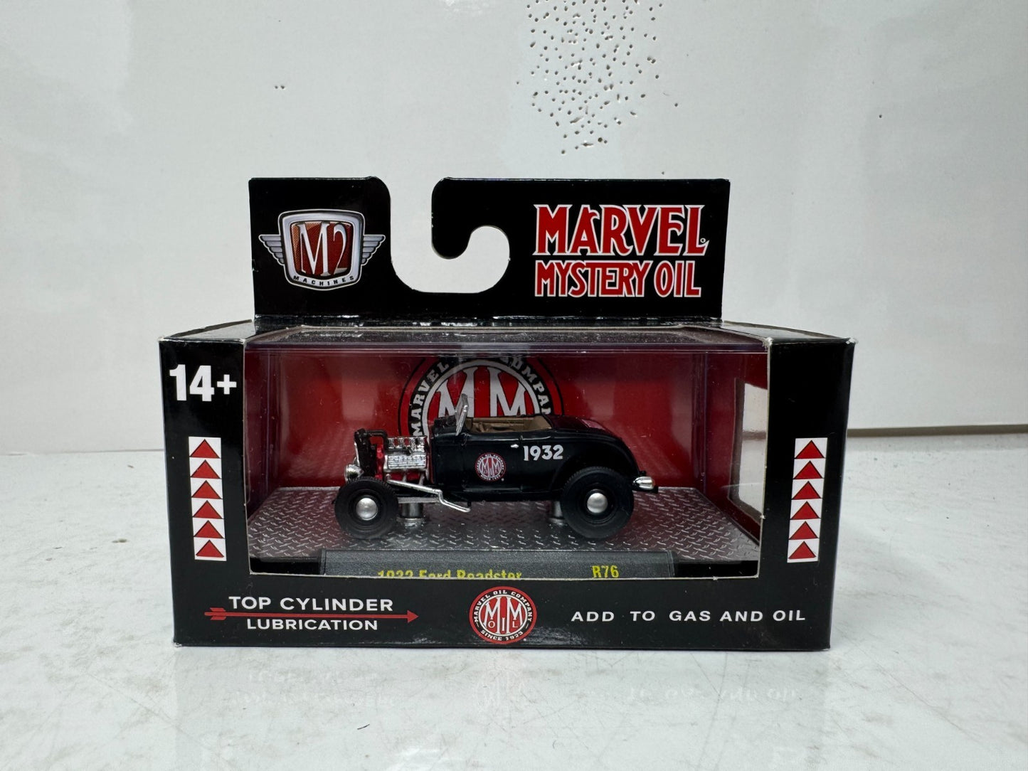 M2 Machines Marvel Mystery Oil 1932 Ford Roadster 1:64 Diecast