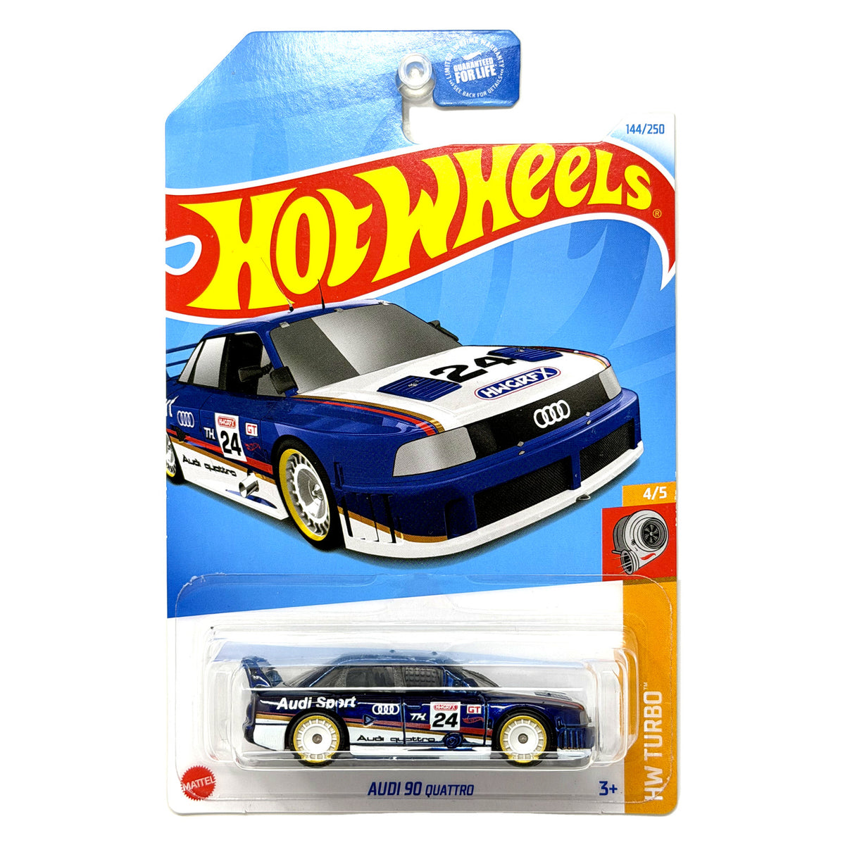 Hot Wheels Super Treasure Hunt Audi 90 Quattro HW Turbo 1:64 Diecast STH