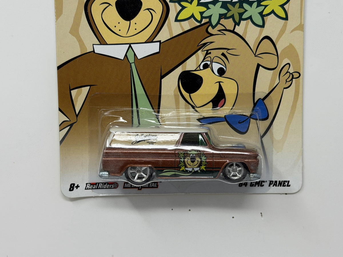 Hot Wheels Yogi Bear 1964 GMC Panel 1:64 Real Riders