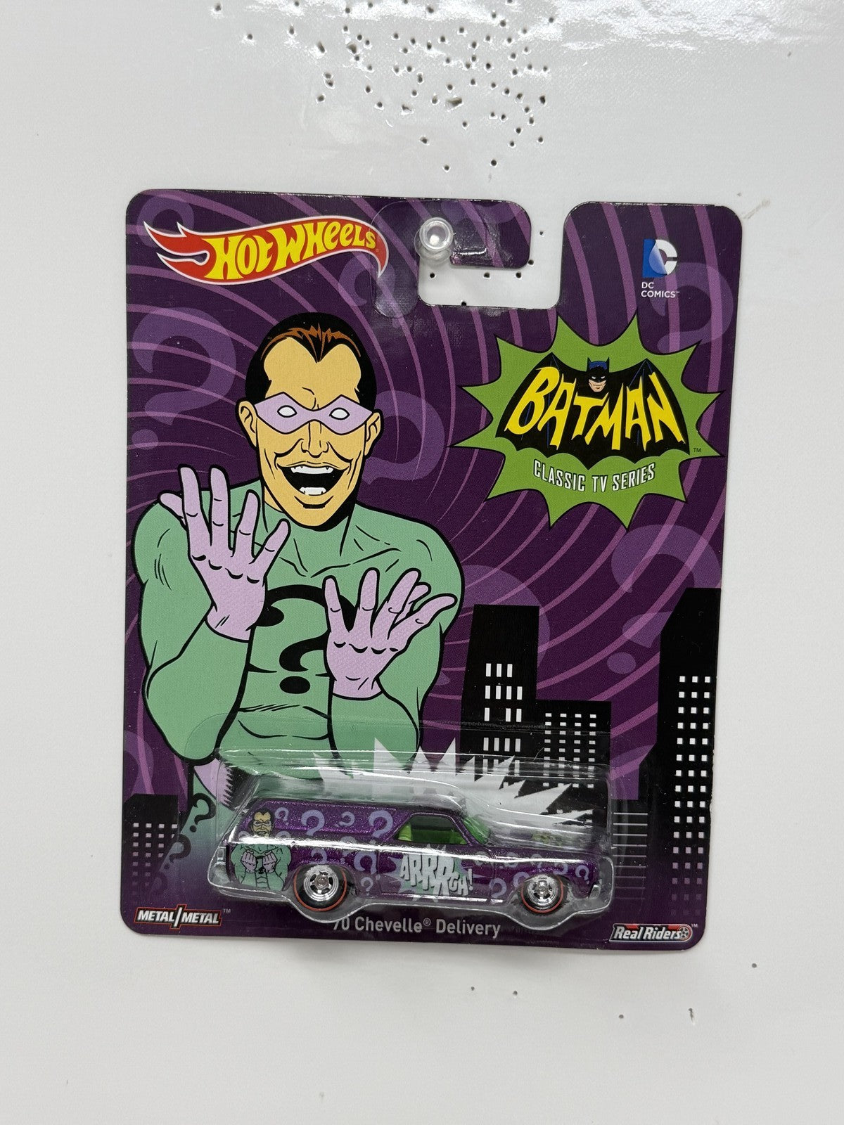 Hot Wheels Batman Classic TV Series 1970 Chevelle Delivery 1:64 Diecast RRs