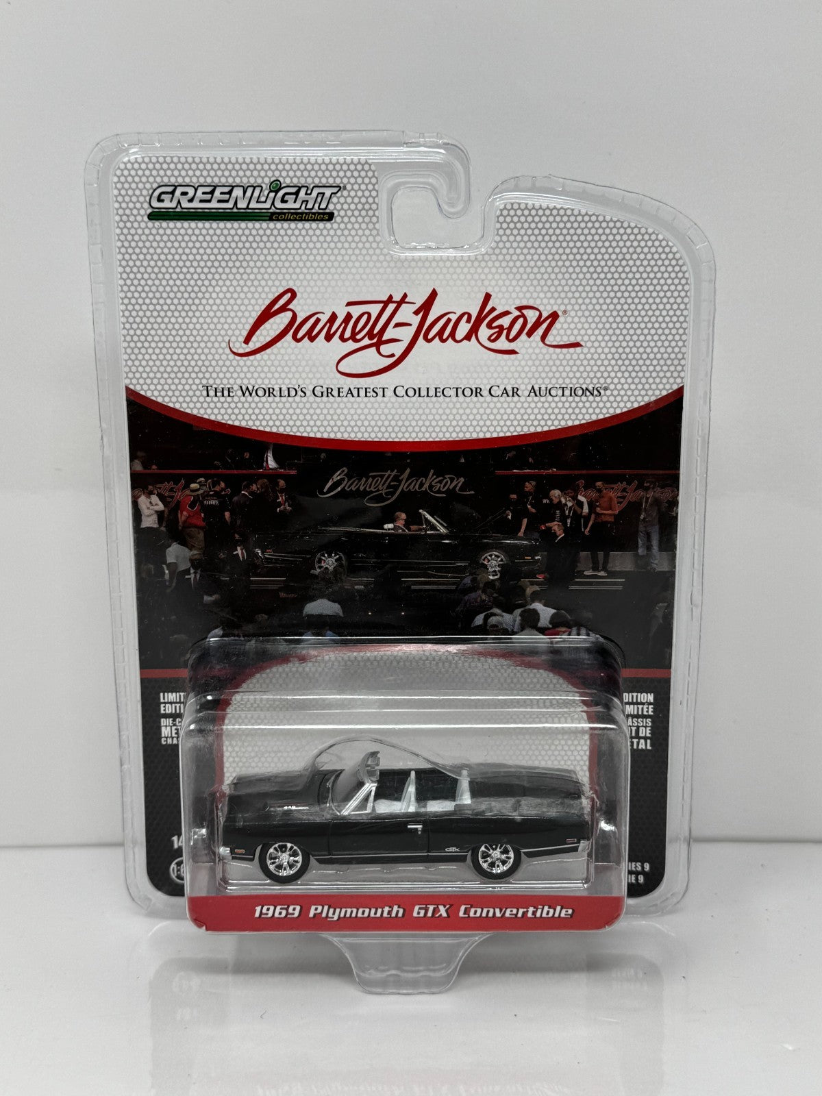 Greenlight Barrett-Jackson 1969 Plymouth GTX Convertible 1:64 Diecast