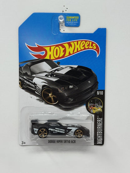 Hot Wheels Nightburnerz Dodge Viper SRT10 ACR 1:64 Diecast Black