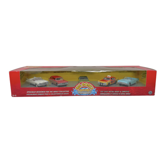 Johnny Lightning Big Boats Classic Cars 5-Car Gift Set 1:64 Diecast