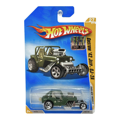 Hot Wheels 2009 New Models Custom 1942 Jeep CJ-2A 1:64 Diecast Factory Sealed