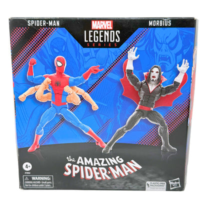 Marvel Legends Spider-Man vs Morbius 2-Pack Six-Arm Spidey Walmart Excl New