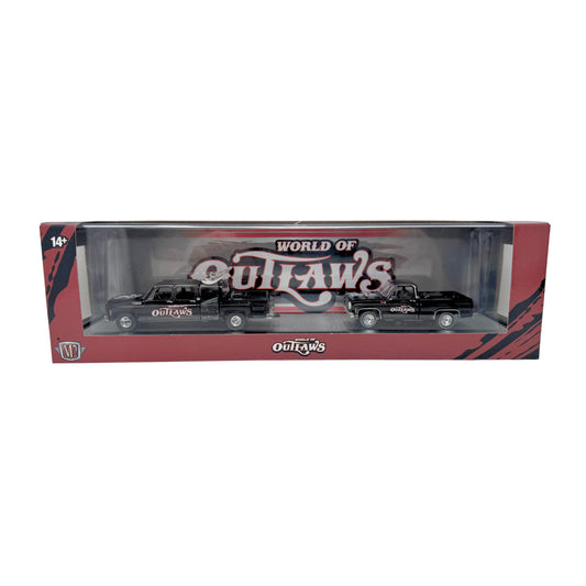 M2 Machines World of Outlaws 1975 GMC Sierra Grande & Sierra 3500 1:64 Diecast