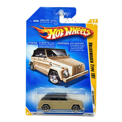 Hot Wheels HW Premiere Volkswagen Type 181 1:64 Diecast Tan