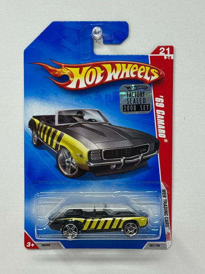 Hot Wheels Web Trading Cars 1969 Chevrolet Camaro 1:64 Diecast Factory Sealed
