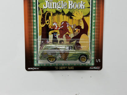 Hot Wheels Disney The Jungle Book 1955 Chevy Panel 1:64 Diecast Real Riders