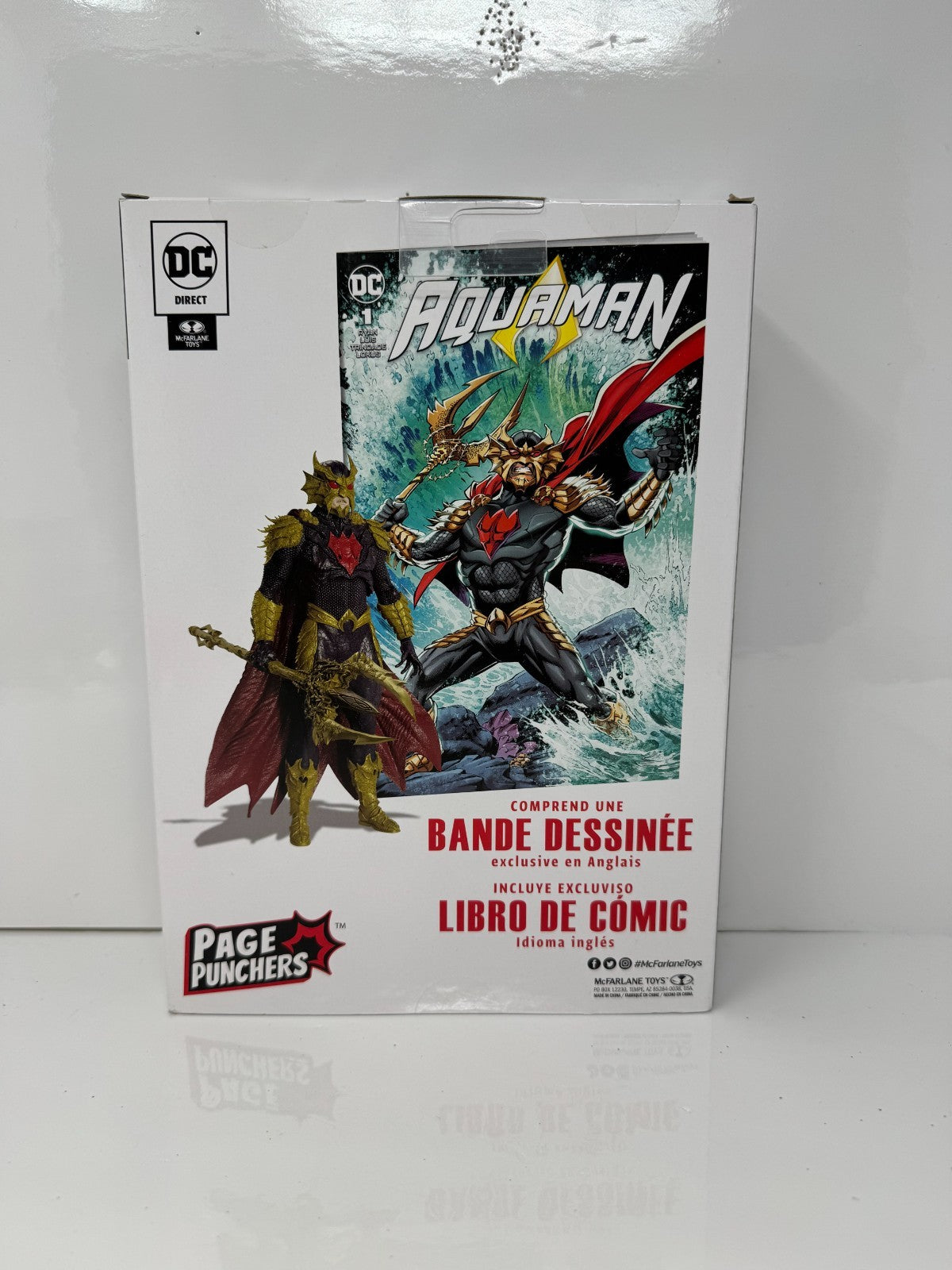 McFarlane DC Direct Page Punchers Aquaman Ocean Master Action Figure