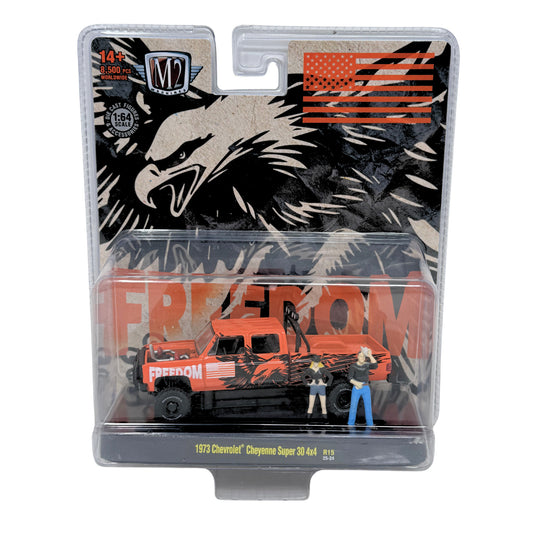 M2 Machines Freedom 1973 Chevrolet Cheyenne Super 30 4x4 Pickup 1:64 Diecast