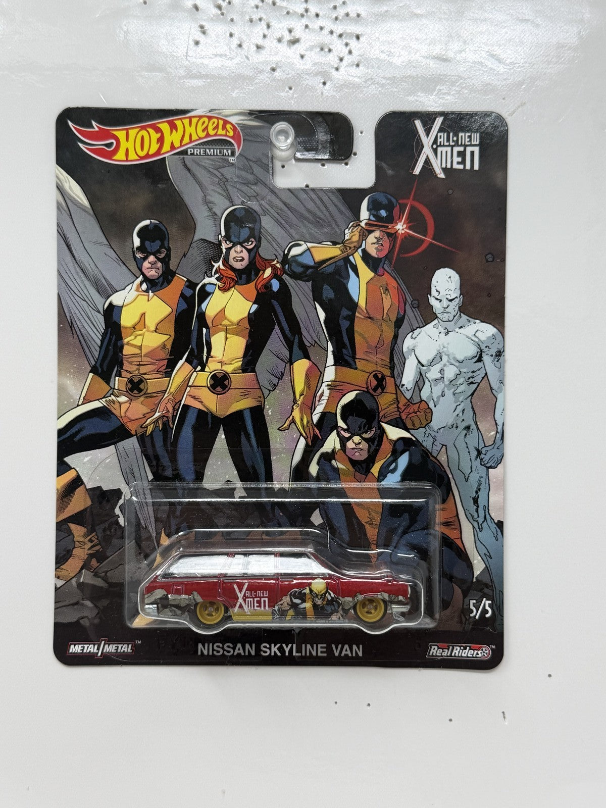 Hot Wheels Premium All-New X-Men Nissan Skyline Van 1:64 Diecast Real Riders
