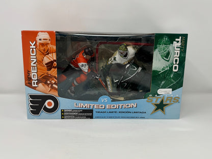 McFarlane NHL Jeremey Roenick Flyers vs. Marty Turco Stars 2-Pack Figure Set