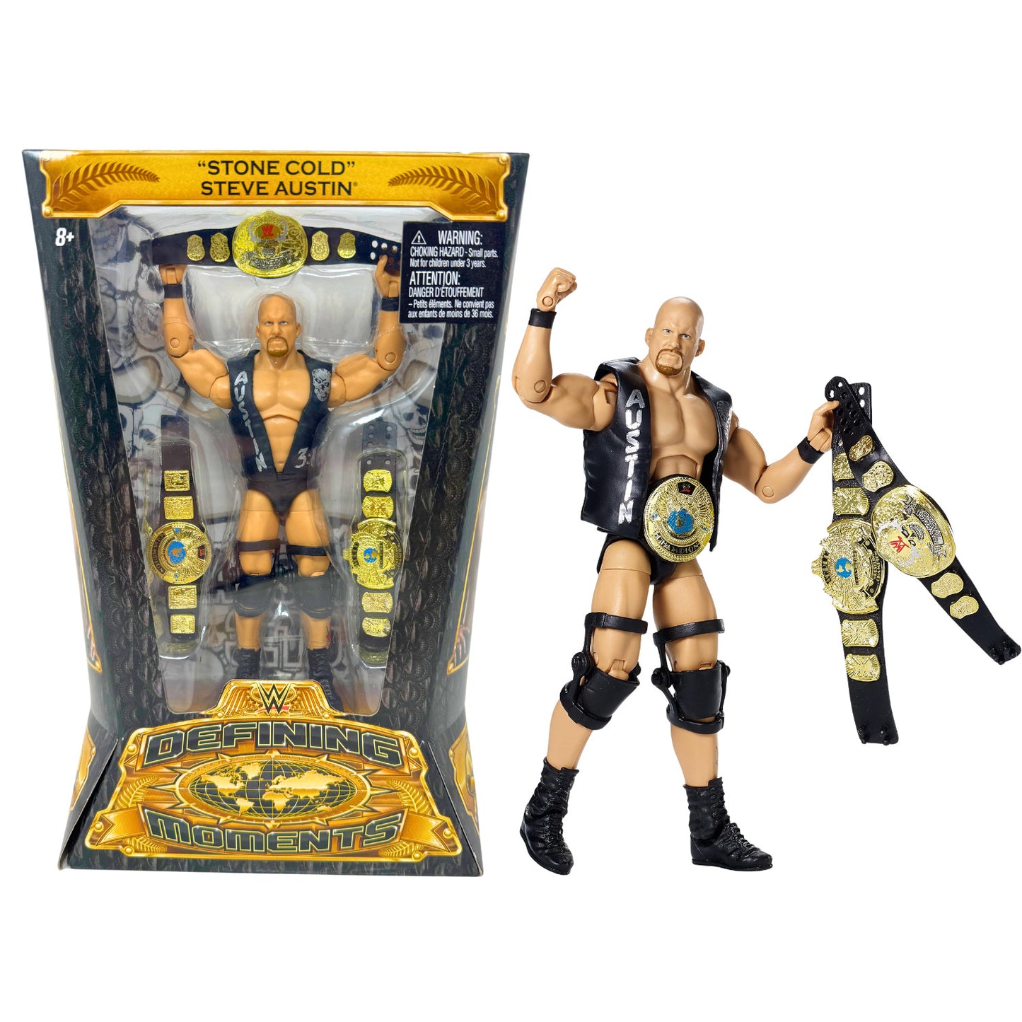 WWE "Stone Cold" Steve Austin Defining Moments Action Figure Mattel