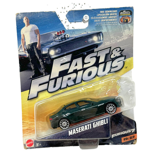 Mattel Fast & Furious Maserati Ghibli Furious 7 1:55 Diecast
