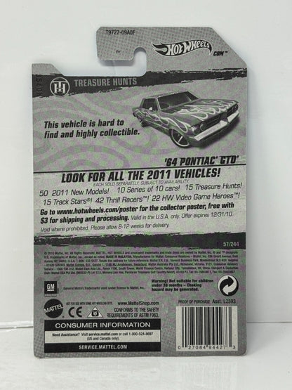 Hot Wheels Treasure Hunt 1964 Pontiac GTO 1:64 Diecast