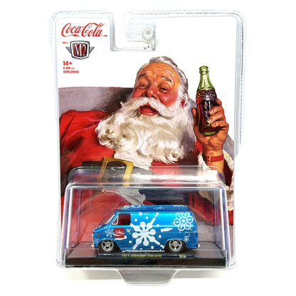 M2 Machines Coca-Cola Santa 1971 Chevrolet Van G10 1:64 Diecast