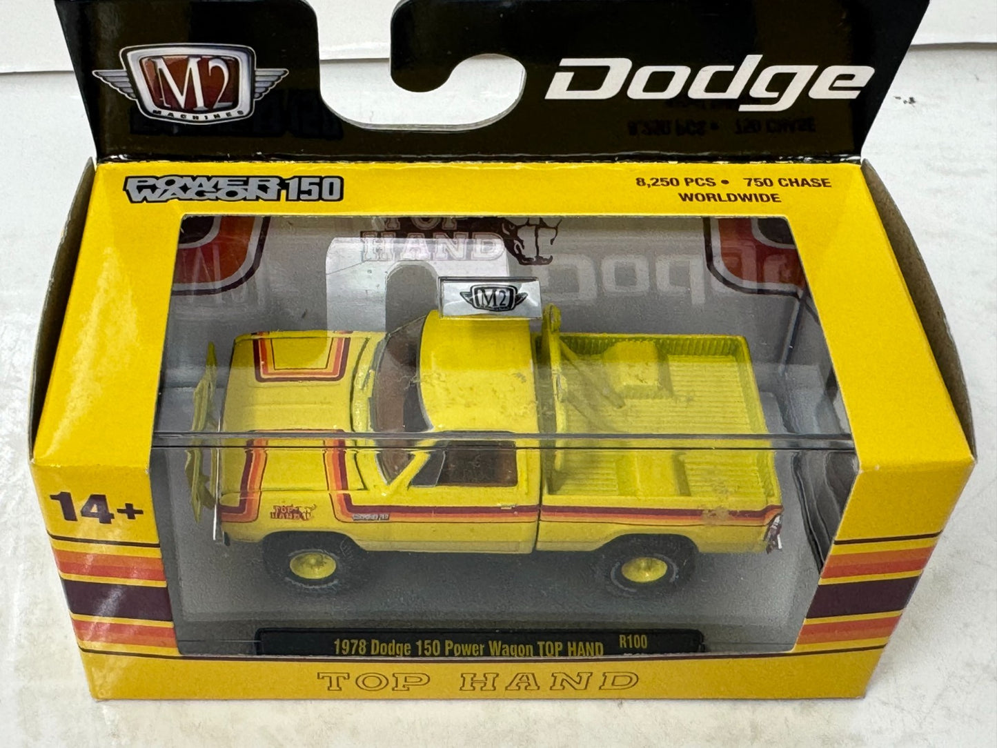 M2 Machines 1978 Dodge 150 Power Wagon Top Hand 1:64 Diecast
