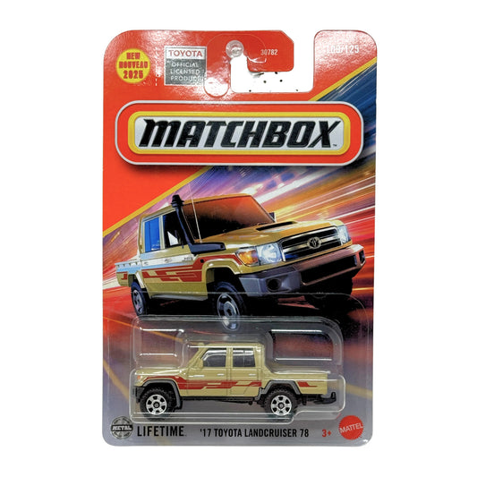 Matchbox 2017 Toyota Land Cruiser 78 1:64 Diecast