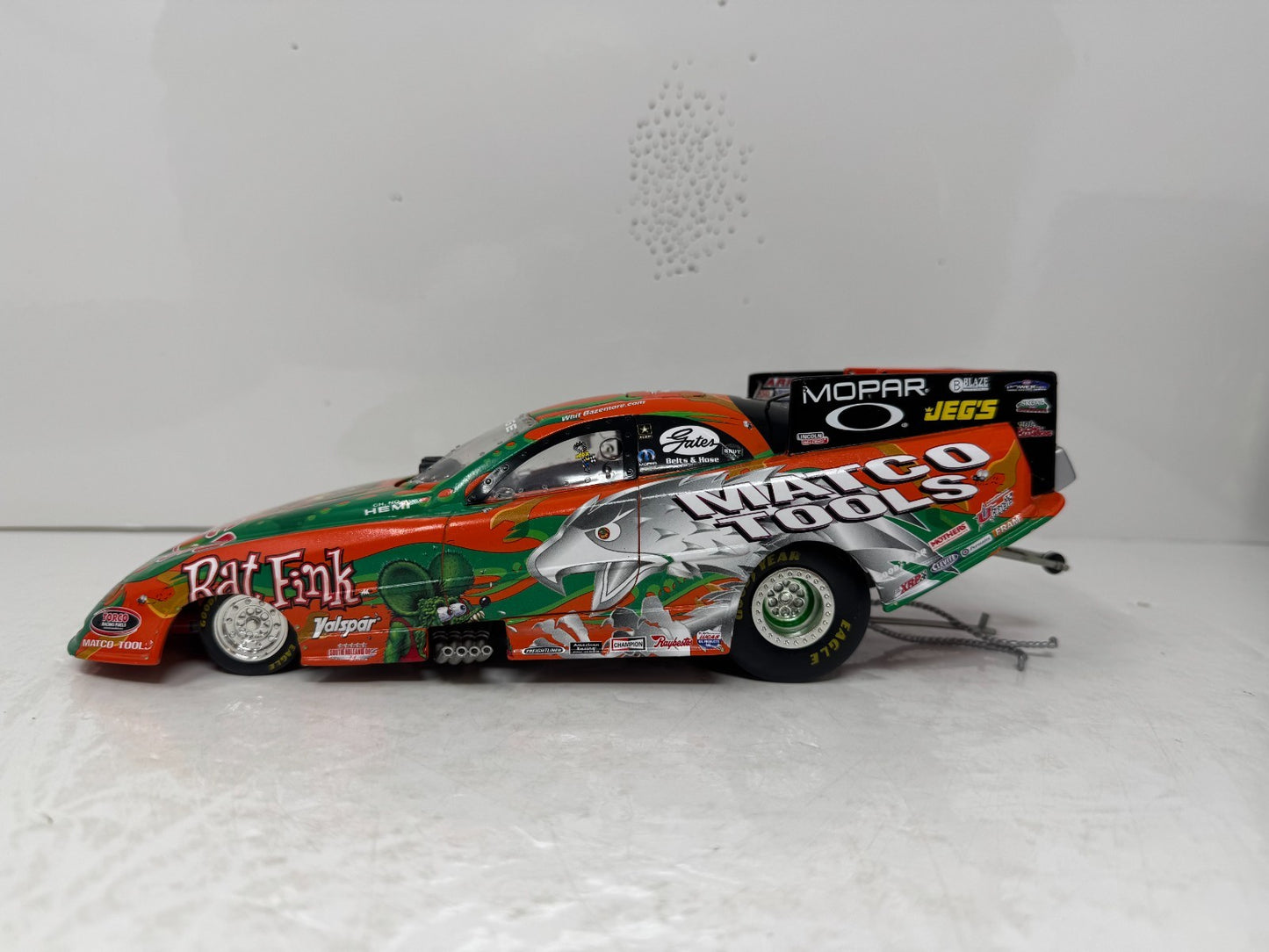 Racing Champions NHRA Whit Bazemore Matco Rat Fink Dodge Funny Car 1:24 Diecast